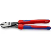 Knipex Kraft-Seitenschneider, Schwarz atramentiert, mit Mehrkomponenten-Hüllen