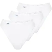 Sloggi Jazz-Pants Slips, Damen, Gr. 44, 3 Stk., weiß, 95% Baumwolle, 5% Elasthan, Unterhosen Jazz-Pants Slips