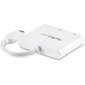 StarTech.com .com USB-C Multiport Adapter mit HDMI - USB 3.0 Port - 60W PD - Weiß, Kabelgebunden, USB 3.2 Gen 1 (3.1 Gen 1) Type-C, 60 W, Weiß, 5 Gbit/s, 4096 x 2160 Pixel