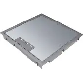 Hager KDQ08127011 Klappdeckel Q08 294x294mm für 12mm Bodenbelag aus Polyamid eisengrau