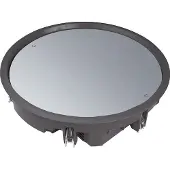 Hager VDR10129005 Verschlussdeckel R10 rund 275mm für 12mm Bodenbelag aus Polyamid tiefschwarz