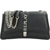 Replay Umhängetasche Schultertasche Crossbody Bag Black schwarz