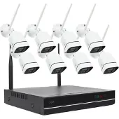 Pni House Wifi660 Nvr &amp; 8 Cameras P2p 3mp Videoüberwachungsset