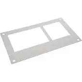 Hager M-DBLA8580 Deckblech mit Einführungsschlitzen IP40 850x800 (BxT) verzinkt MDBLA8580