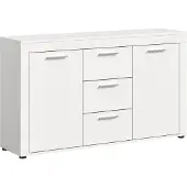 Ebuy24 Jam Sideboard 2 Türen, 3 Schubladen weiß.