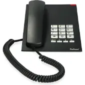 Alecto CW20 Schnurgebundenes Telefon große Tasten 10 Kurzwahltasten Schwarz
