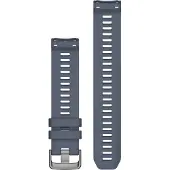Garmin Instinct-armbänder, Silikon blauer granit/schiefergrau 22 mm