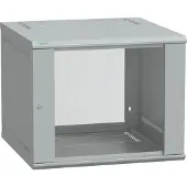 Schneider Electric Electric NSYKDB9U4F Actassi KDB, 19, Wandmontierte KD Box, 9HE, Tiefe 400 mm, Sichttür
