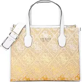GUESS SILVANA 2 COMP TOTE Weiß
