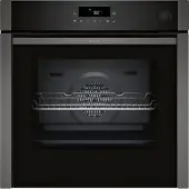 NEFF Pyrolyse Backofen "B6AVJ7AG3", Energieeffizienz: A+, silber (weiß, neutral), B:59,4cm H:59,5cm T:54,8cm, Backöfen, Voll versenkbare Hide Backofentür & saftiges Added Steam, Pyrolyse Backofen