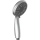 Schutte Handbrause Ø 10 cm Chrom mit 3 Strahlarten und Antikalk-Düsen