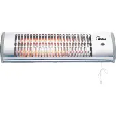 Ardes AR437B, Elektrischer Quarz-Raumheizer, Quarzglas, IP24, Drinnen, Wand, Silber