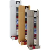 Hioshop Holz Mehrzweckschrank Serie Vandol mit Drehtüren