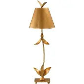 Flambeau Elstead Red Bell Tischleuchte E27 Blattgold