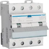 Hager AFX456D Fehlerstrom-Leitungsschutzschalter 4P 10kA C-6A 300mA Typ A