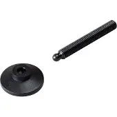 Hager BKBNSD60A Nivellierset M8x60mm, 100 Stück, Schrauben und Füße mit Dämpfung für BKB/BKG