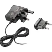 HP Poly Savi Office Universalnetzteil mit geradem Stecker -9 V 500 mA, Kabel, Schwarz