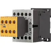 Eaton 191702 Sicherheitsschütz, 380 V 400 V: 4 kW, 2 S, 3 Ö, 110 V 50 Hz, 120 V 60 Hz, Wechselstrombetätigung, Schraubklemmen, Mit Spiegelkontakt.