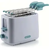 Ariete 157 Breakfast 2-Schlitz-Toaster mit Edelstahlzangen, 760 Watt
