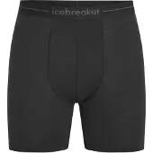 Icebreaker - Anatomica Long Boxers - Merinounterwäsche Gr M schwarz