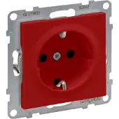 Legrand Schutzkontakt-Steckdose 16A 250V Rot SEANO, Elektro Steckdose