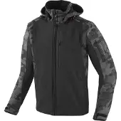 Bogotto Win-D Camo Motorrad Textiljacke, schwarz/camouflage, S