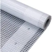 vidaXL Gitter-Abdeckplanen 2 Stk. 260 g/m² 4x15 m Weiß - Planen
