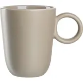 Leonardo Tasse "Keramiktasse, ROMA, 6er-Set", beige, B:13,3cm H:11cm Ø:8,8cm, Keramik, Trinkgefäße, Tasse, spülmaschinengeeignet