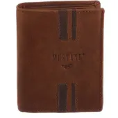 Mustang Asti Brieftasche Herrenleder Premium Wallet Cavious Karten braunes Leder 06.101101