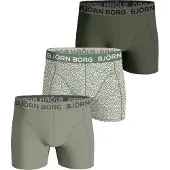 Björn Borg Boxers 3Pack Stretch Grün - XXL