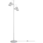 Paco Home Stehlampe "KARL", weiß, 2, H: 162,1cm, Leuchten, mit kompatiblen Dimmer und Leuchtmittel, Stehlampe
