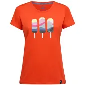 La Sportiva - Women's Icy Mountains T-Shirt - T-Shirt Gr XS rot