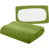Bellana Kissenbezug "Universal Jersey", grün (moos), B:80cm L:40cm, Feinjersey, Obermaterial: 95% Baumwolle, 5% Elasthan, Kissenbezüge, Kissenbezug, passend für Nackenstützkissen