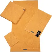 Ross Gästehandtuch "Smart", orange (aprikose), B:30cm L:50cm, Frottier, Obermaterial: 100% Baumwolle, Handtücher, Gästehandtuch, Uni-Rippe mit Velourslabel