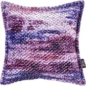 Done. Dekokissen DONE. "Glam Colour", lila (lila, blau, beery, meliert), B:45cm L:45cm, Polyester, Dekokissen_Sitzkissen_Kissenhüllen, Dekokissen, Reißverschluss, Ohne Füllung, meliert