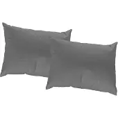 Adam Audio Dekokissen ADAM "Uni Light Collection", schwarz (schwarz, unifarben), B:60cm L:40cm, Obermaterial: 100% Baumwolle, Dekokissen_Sitzkissen_Kissenhüllen, Dekokissen, im Uni Design