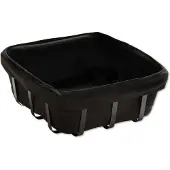 Kesper Brotkorb "Obstkorb", schwarz, B:22cm H:9cm L:22cm, Metall, Lebensmittelaufbewahrungsbehälter, Brotkorb, hygienisch und lebensmittelgeeignet