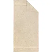 Dyckhoff Handtuch "Deep Harmony Comfort", beige (natur), B:50cm L:100cm, Frottier, Obermaterial: 85% Baumwolle, 15% Hanf, Handtücher, Handtuch, 15% Hanf