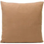 Gozze Dekokissen GÖZZE "Darco" Gr. 1, braun (caramel, unifarben), B:40cm L:40cm, Obermaterial: 100% Polyester, Dekokissen_Sitzkissen_Kissenhüllen, Dekokissen