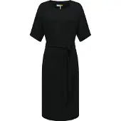Ragwear Shirtkleid "Sommerkleid Pallerma", Damen, Gr. L, N-Gr, schwarz, Obermaterial: 70% Modal CMD. 30% Polyester PES., Kleider Shirtkleid