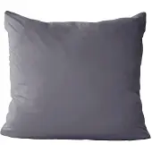 PRIMERA Kissenbezug "Mako-Feinjersey Kissenbezug im Doppelpack", grau (anthrazit), B:80cm L:80cm, Feinjersey, Obermaterial: 100% Baumwolle, Kissenbezüge, Kissenbezug, In vielen Uni-Tönen