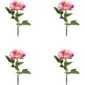 Creativ Green Kunstblume "Peonie", pink, H:51cm, Obermaterial: 80% Polyester, 20% Polyethylen, Kunstpflanzen, Kunstblume