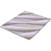 Kleine wolke Badematte "Dream, Badvorleger, Badezimmer Teppich", weiß (auster), H:20mm, Polyacryl, Badematten, Badematte, Badteppich, Wellen Design