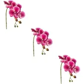 Creativ Green Kunstblume "Phalaenopsis 3D-print", lila, H:42cm, Obermaterial: 85% Polyester, 15% Polyethylen, Kunstpflanzen, Kunstblume, mit Real-Touch-Blüten