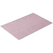 Vossen Badematte "Pratos", fußbodenheizungsgeeignet, Badteppich, Uni Farben, Rauten Design
