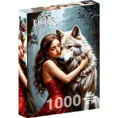 Enjoy Puzzle Puzzle mit 1000 Teilen – „Die Dame und der Wolf“