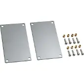 Hager DABA500806ELN Endstück aus Aluminium zu Deckenanschlussbahn DABA 50x80mm eloxiert