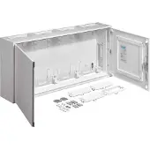 Hager ZB013W Sockelschrank, universZ, 500x800x205mm, SchutzklasseII, IP54, 108 Platzeinheiten