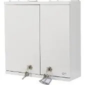 METZ CONNECT OpDAT Wandverteiler S 16xLC-D (Keramik, aqua) Pigtails OM3 eingelegt und abgesetzt 1503257716-E