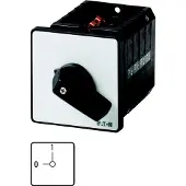 Eaton Power Quality Eaton 094470 EIN-AUS-Schalter, T5B, 63 A, Einbau, 1 Baueinheit(en), 2-polig, NOT-AUS-Funktion, mit rotem Knebel und gelbem Frontschild T5B-1-102/E-RT